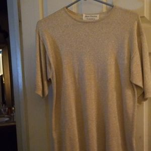 Shimmering gold dressy tshirt